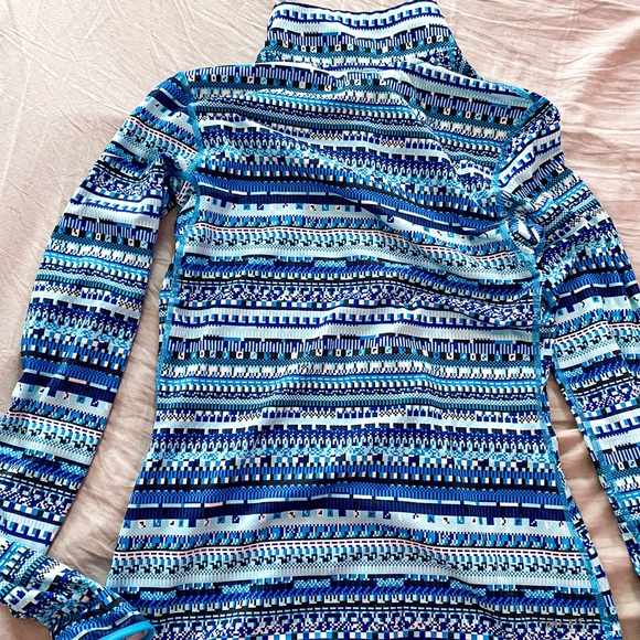 Nike Pro Patterned Half Zip - Picture 2 of 2